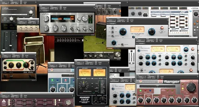 Infographie présentant une liste de plugins vst pour la MAO