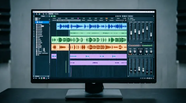 Interface simple d un Daw adaptée aux débutants en musique assistée par ordinateur