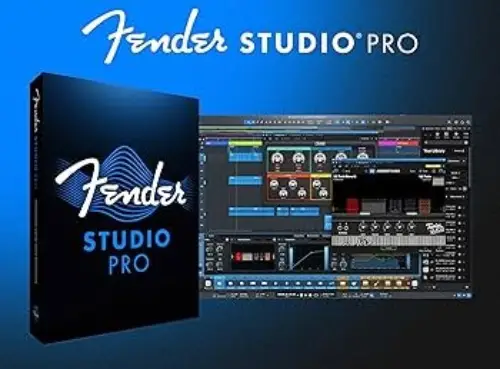 Interface de Fender Studio Pro pour créer un projet de MAO